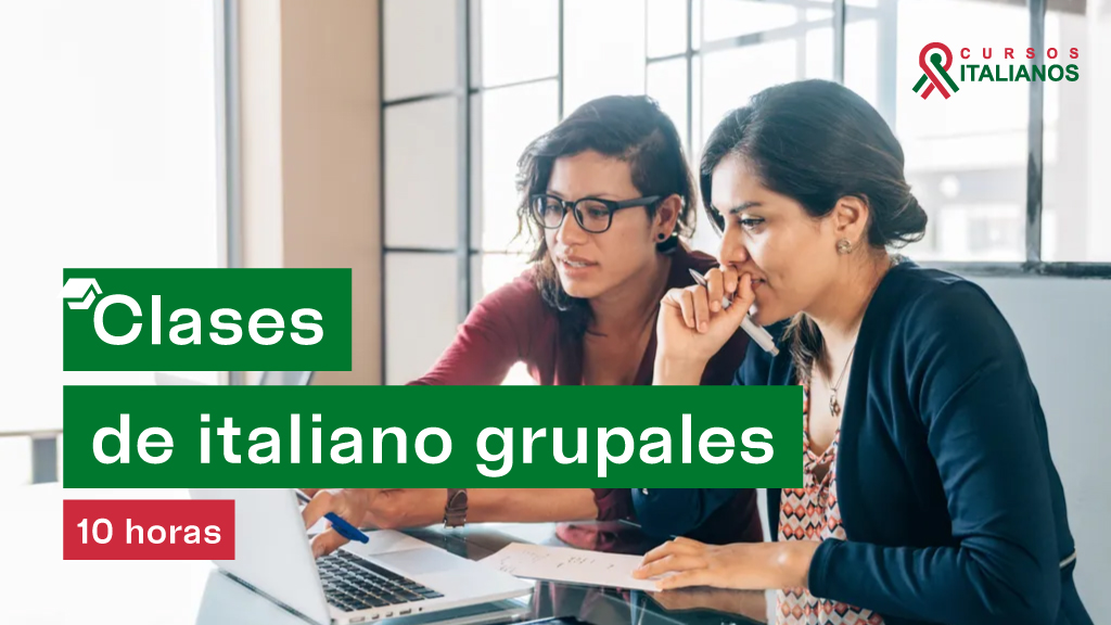 Clases de Italiano 10 horas grupal