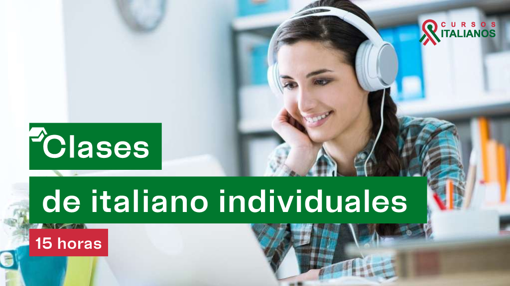 Clases de Italiano 15 horas individual