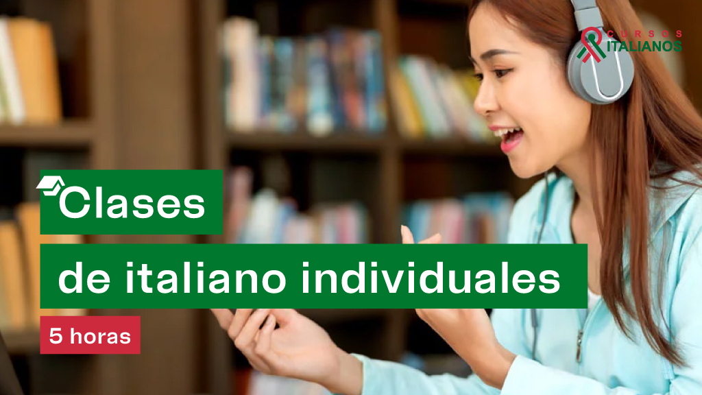 Clases de Italiano 5 horas individual