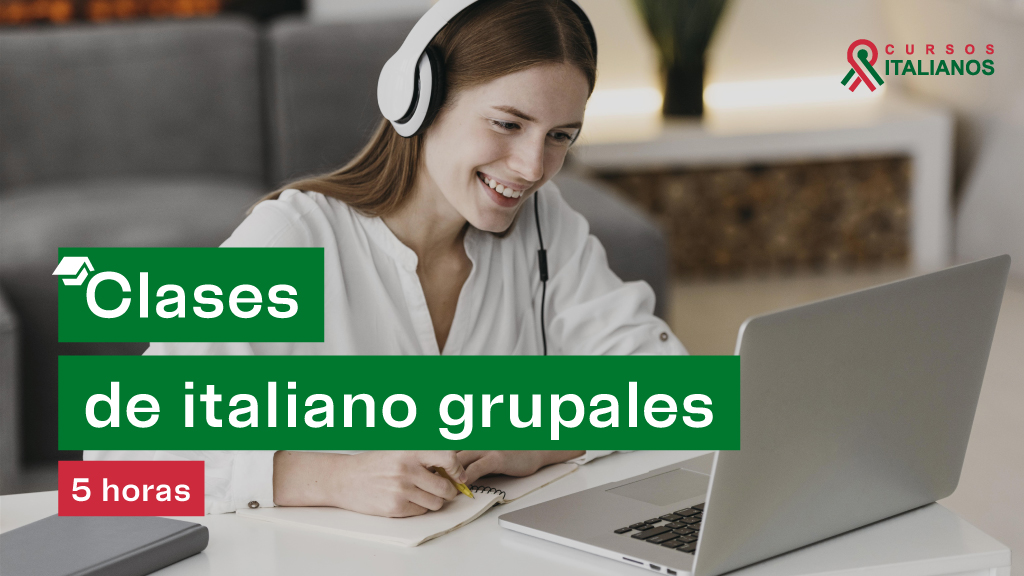 Clases de Italiano 5 horas grupal